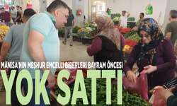 Manisa’nın meşhur Emcelli biberleri bayram öncesi yok sattı