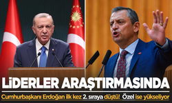 ORC'nin yaptığı ankette Cumhurbaşkanı Erdoğan ilk kez 2. sıraya düştü!
