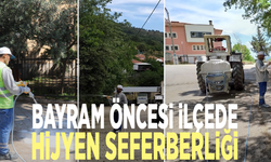 Bayram öncesi ilçede hijyen seferberliği