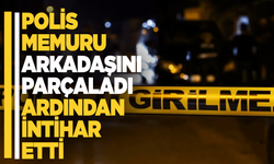 Polis memuru arkadaşını parçalara ayırdı: ardından intihar etti!