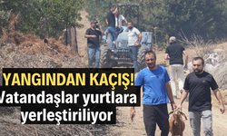 Yangından kaçış! Vatandaşlar yurtlara yerleştiriliyor