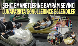 Şehit emanetlerine bayram sevinci: Lunaparkta gönüllerince eğlendiler