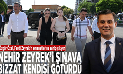 Özgür Özel, Ferdi Zeyrek’in emanetlerine sahip çıkıyor: Nehir Zeyrek’i sınava bizzat kendisi götürdü