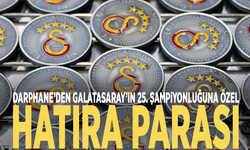 Darphane’den Galatasaray’ın 25. şampiyonluğuna özel hatıra parası