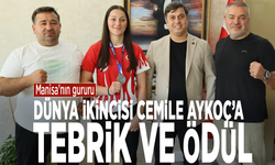 Manisa'nın gururu: Dünya ikincisi Cemile Aykoç’a tebrik ve ödül