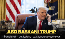 ABD Başkanı Trump: İran'da rejim değişebilir, 1 saat içinde görüşme var