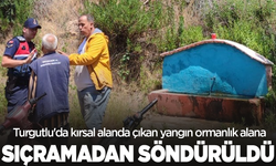 Kırsal alanda çıkan yangın söndürüldü