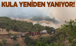 Kula’da yine orman yangını çıktı: Ekiplerin müdahalesi sürüyor!