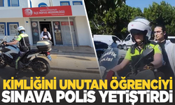 Kimliğini unutan öğrencinin imdadına polis yetişti