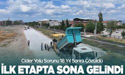 Cider Yolu Sorunu 18 Yıl Sonra Çözüldü, İlk Etap Açılıyor