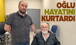 Manisa'da oğlu babasını kalp masajıyla hayata döndürdü