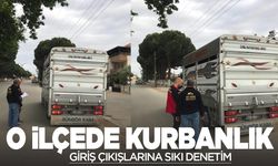 Kurbanlık giriş çıkışlarına sıkı denetim
