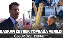 Ferdi Zeyrek toprağa verildi: Özgür Özel defnetti!