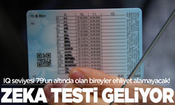 Ehliyet alacaklara zeka testi geliyor!