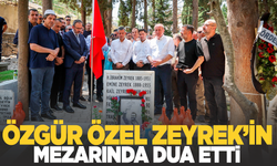 Özel, Manisa’dan ayrılmadan Zeyrek’in mezarında dua etti