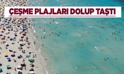 Sıcağı gören Çeşme'ye koştu