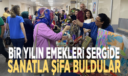 Bir yılın emekleri sergide: Sanatla şifa buldular