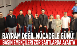 Bayram değil mücadele günü! Basın emekçileri zor şartlarda ayakta