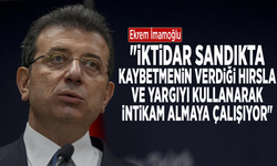 Ekrem İmamoğlu: "İktidar sandıkta kaybetmenin verdiği hırsla ve yargıyı kullanarak intikam almaya çalışıyor"
