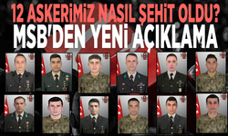 12 askerimiz nasıl şehit oldu? MSB'den yeni açıklama
