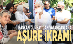 Başkan Durbay’dan vatandaşlara aşure ikramı
