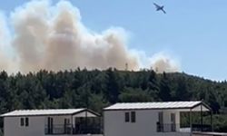 Urla'da makilik alanda korkutan yangın