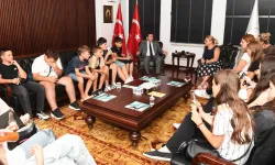 Bosnalı öğrencilerden Erkan Aydın’a ziyaret