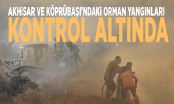 Akhisar ve Köprübaşı'ndaki orman yangınları kontrol altında