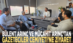 Bülent Arınç ve Mücahit Arınç’tan Gazeteciler Cemiyeti’ne ziyaret