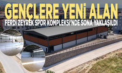Gençlere yeni alan: Ferdi Zeyrek Spor Kompleksi’nde sona yaklaşıldı