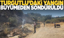 Turgutlu Derbent’teki yangın büyümeden söndürüldü