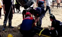 İzmir İtfaiyesi kuyuya düşen vatandaşı kurtardı