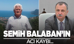 Yunusemre Belediye Başkanı Semih Balaban'ın acı kaybı