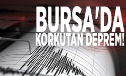 Bursa'da korkutan deprem! AFAD'dan açıklama