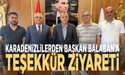 Karadenizlilerden Başkan Balaban’a teşekkür ziyareti