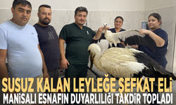 Susuz kalan leyleğe şefkat eli: Manisalı esnafın duyarlılığı takdir topladı