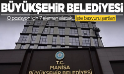 Manisa Büyükşehir Belediyesi o pozisyon için 7 işçi alacak: İşte başvuru şartları...