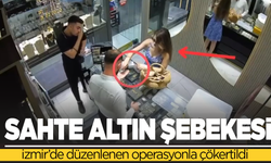 Sahte altın şebekesi İzmir polisine yakalandı