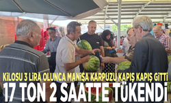Kilosu 3 lira olunca Manisa karpuzu kapış kapış gitti: 17 ton 2 saatte tükendi