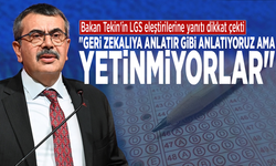 Bakan Tekin'in LGS eleştirilerine yanıtı dikkat çekti: "Geri zekalıya anlatır gibi anlatıyoruz ama yetinmiyorlar"