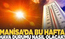 Manisa'da bu hafta hava durumu nasıl olacak?