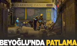Beyoğlu'nda patlama!