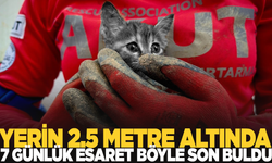 Yerin 2,5 metre altındaki 7 günlük esaret böyle sonlandı