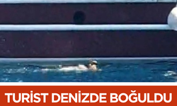 Denize giren turist boğuldu
