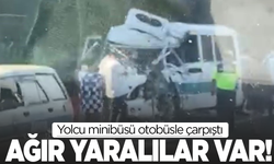 Yolcu minibüsü kamyonla çarpıştı: 2’si Ağır 4 Yaralı