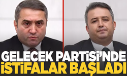 Gelecek Partisi'nden İstifa Şoku