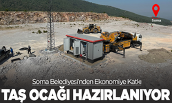 Soma Belediyesi’nden Ekonomiye Katkı: Taş Ocağı Üretime Hazırlanıyor