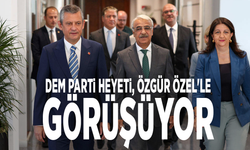 DEM Parti heyeti Özgür Özel'le görüşüyor