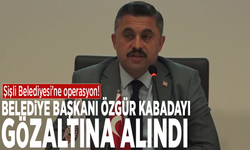 Şişli Belediyesi'ne operasyon: Belediye Başkanı Özgür Kabadayı gözaltına alındı