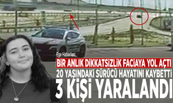 Bir anlık dikkatsizlik faciaya yol açtı: 20 yaşındaki sürücü hayatını kaybetti, 3 kişi yaralandı
